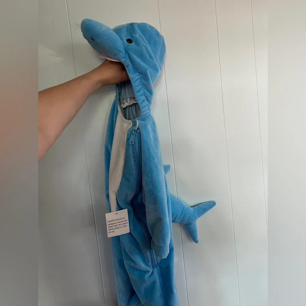 Shark Costume Size 0-6 Months Infant Baby Shark Ocean Water Animal Dress Up NWT